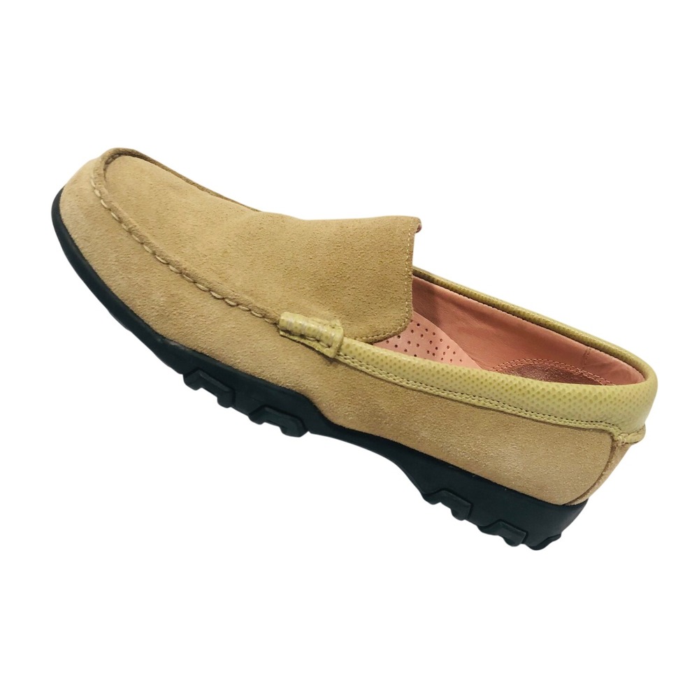 Cole Haan Tan Suede Waterproof Driving Loafers Preppy Neutral Earthy Women 6.5 B